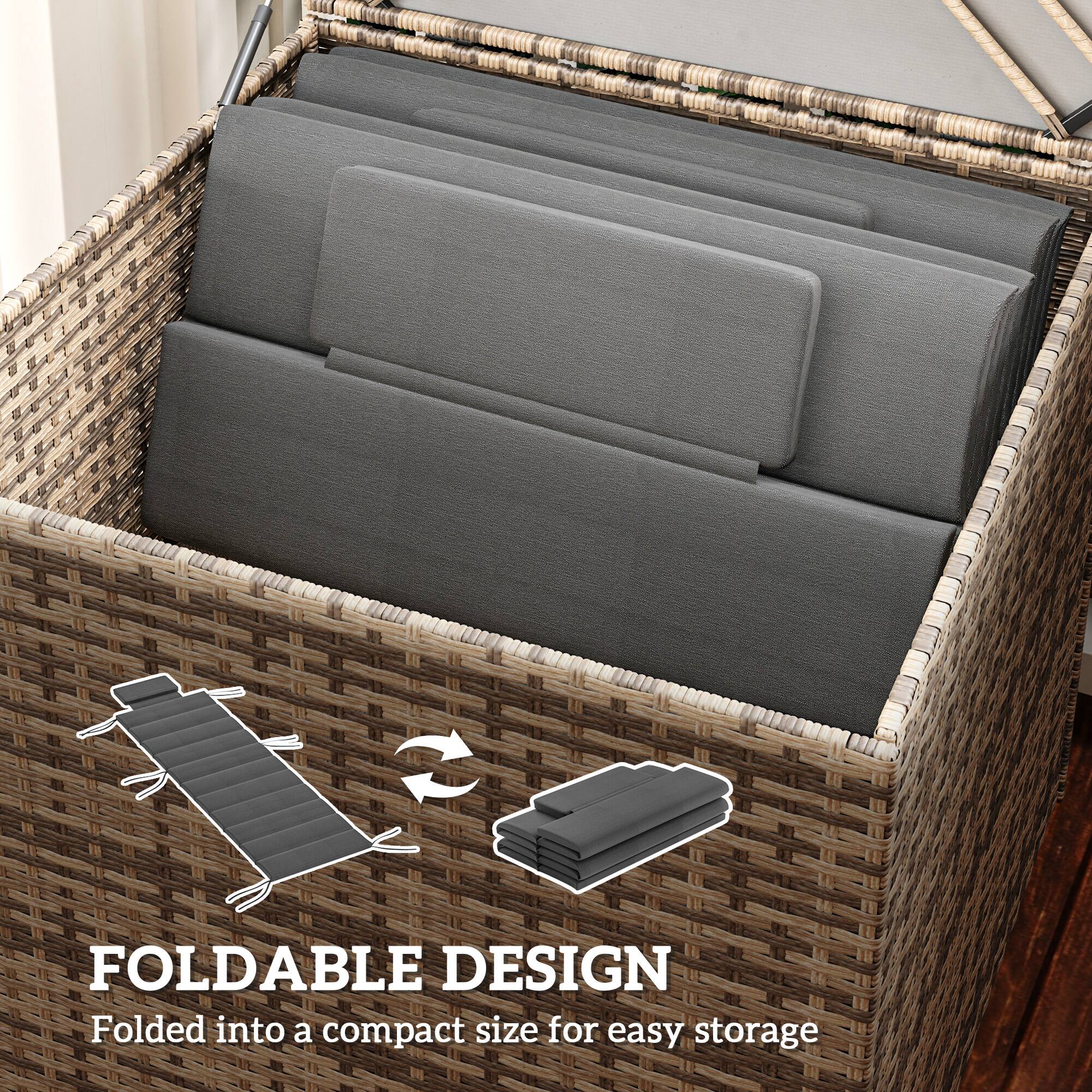 FOLDABLE DESIGN

Folded into a compact size for easy storage