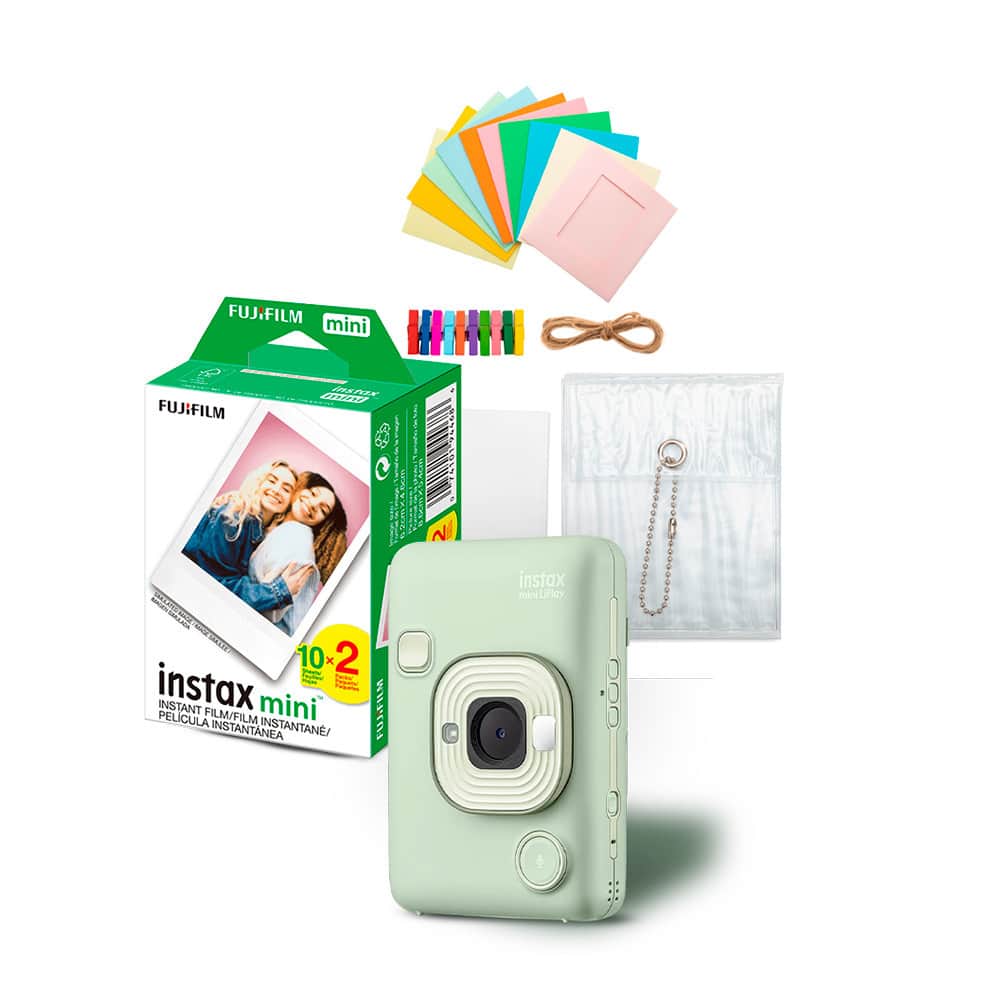 U's instax mini カメラセット FUJIFILM (フィルム40枚・ペン・アダプタセット)富士フイルム
