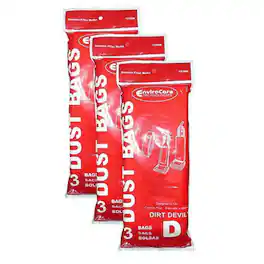EnviroCare - 9 Pack Vacuum Bags Part #123SW