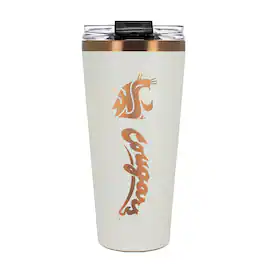 Great American Products - Washington State Cougars 30oz. Big Slim Tumbler - Cream
