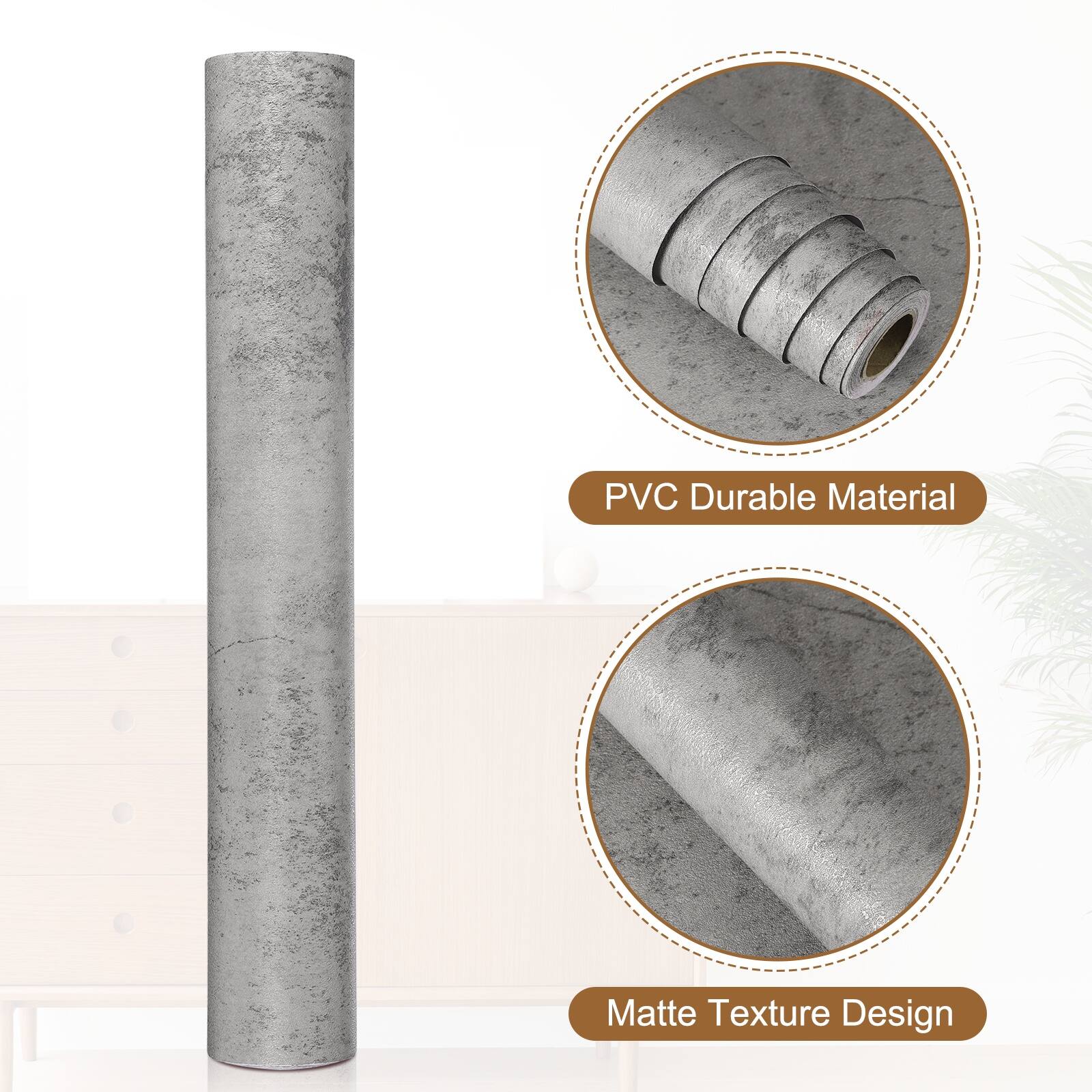 PVC Durable Material  
Matte Texture Design