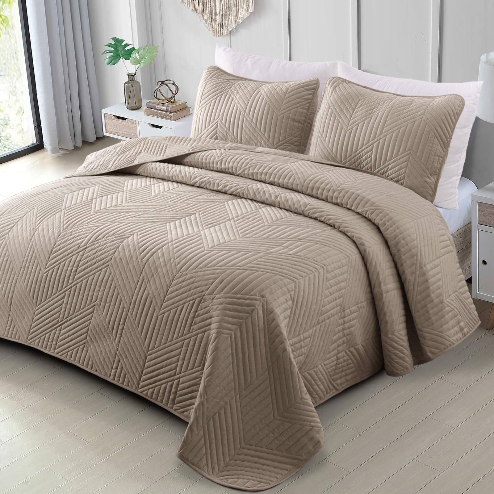 Taupe Cal King (112''X104'')