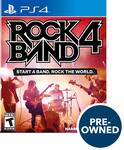 Best Buy: Rock Band 4 PRE-OWNED (DISC ONLY) PlayStation 4 PREOWNED