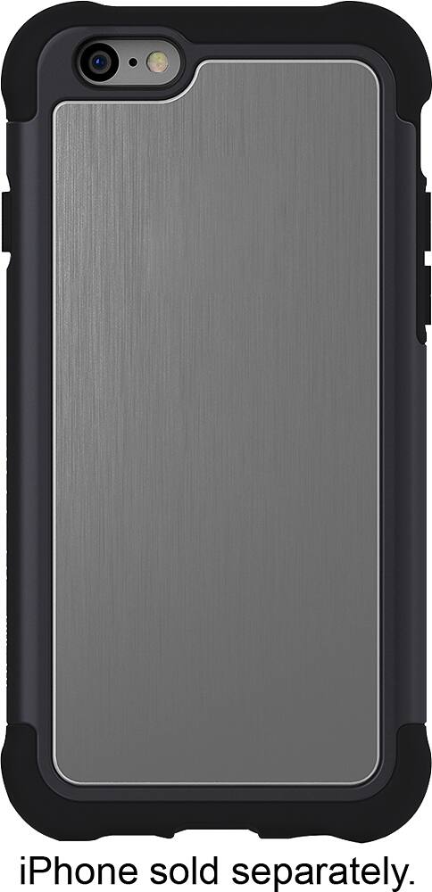 Front. Ballistic - Tungsten Tough Case for Apple® iPhone® 6 Plus - Gray/Black.