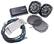 Front. KICKER - Klock Werks Fit Kits Front Speaker Upgrade System for 1998 - 2013 Harley Davidson Road Glide Motorcycles - Black.