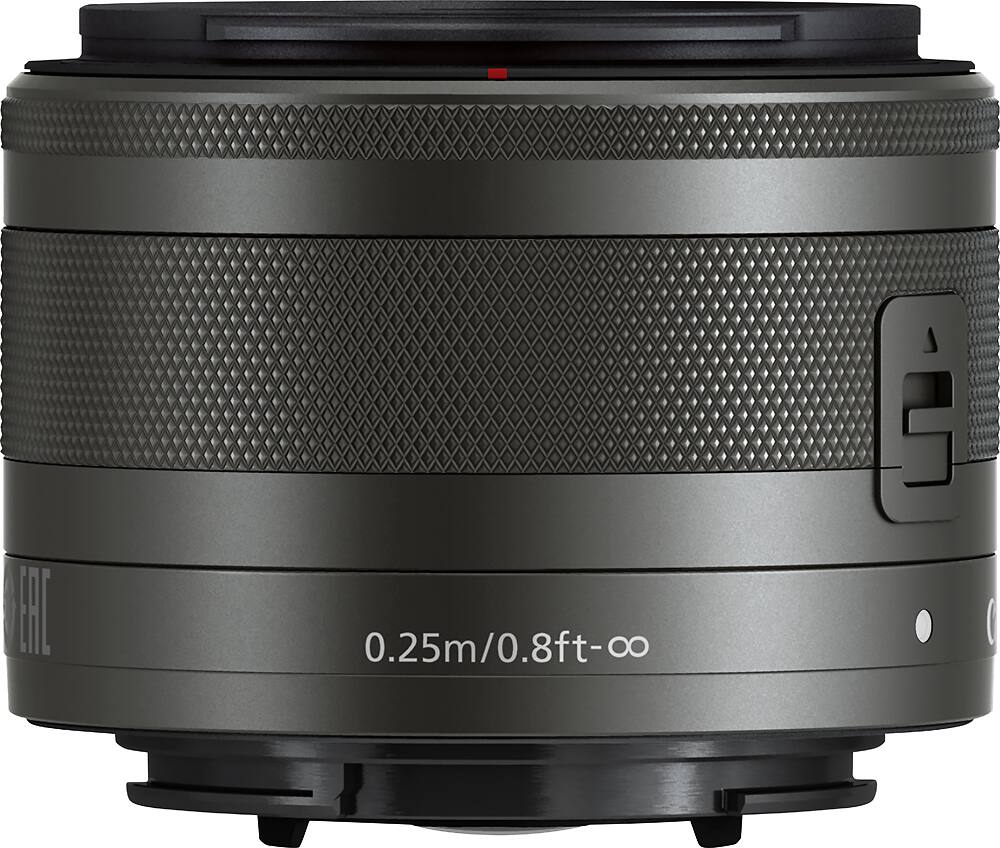 Alt View 11. Canon - EF-M 15-45mm f/3.5-6.3 IS STM Standard Zoom Lens for Canon EOS M Series Cameras - Graphite.