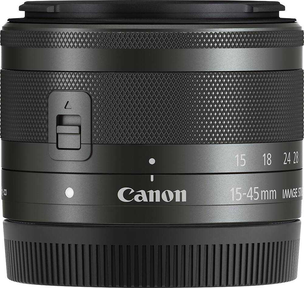 Alt View 13. Canon - EF-M 15-45mm f/3.5-6.3 IS STM Standard Zoom Lens for Canon EOS M Series Cameras - Graphite.