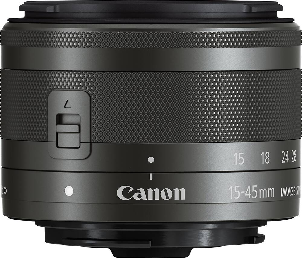 Alt View 14. Canon - EF-M 15-45mm f/3.5-6.3 IS STM Standard Zoom Lens for Canon EOS M Series Cameras - Graphite.
