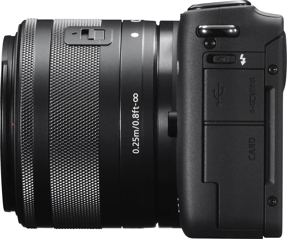 Best Buy: Canon EOS M10 Mirrorless Camera with 15-45mm Lens Black