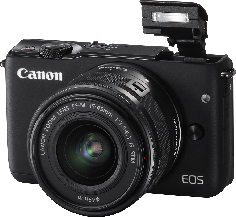 Best Buy: Canon EOS M Mirrorless Camera with mm Lens Black