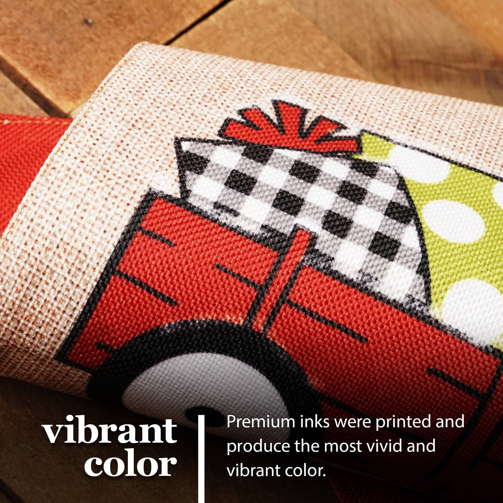 Premium inks were printed and produce the most vivid and vibrant color.