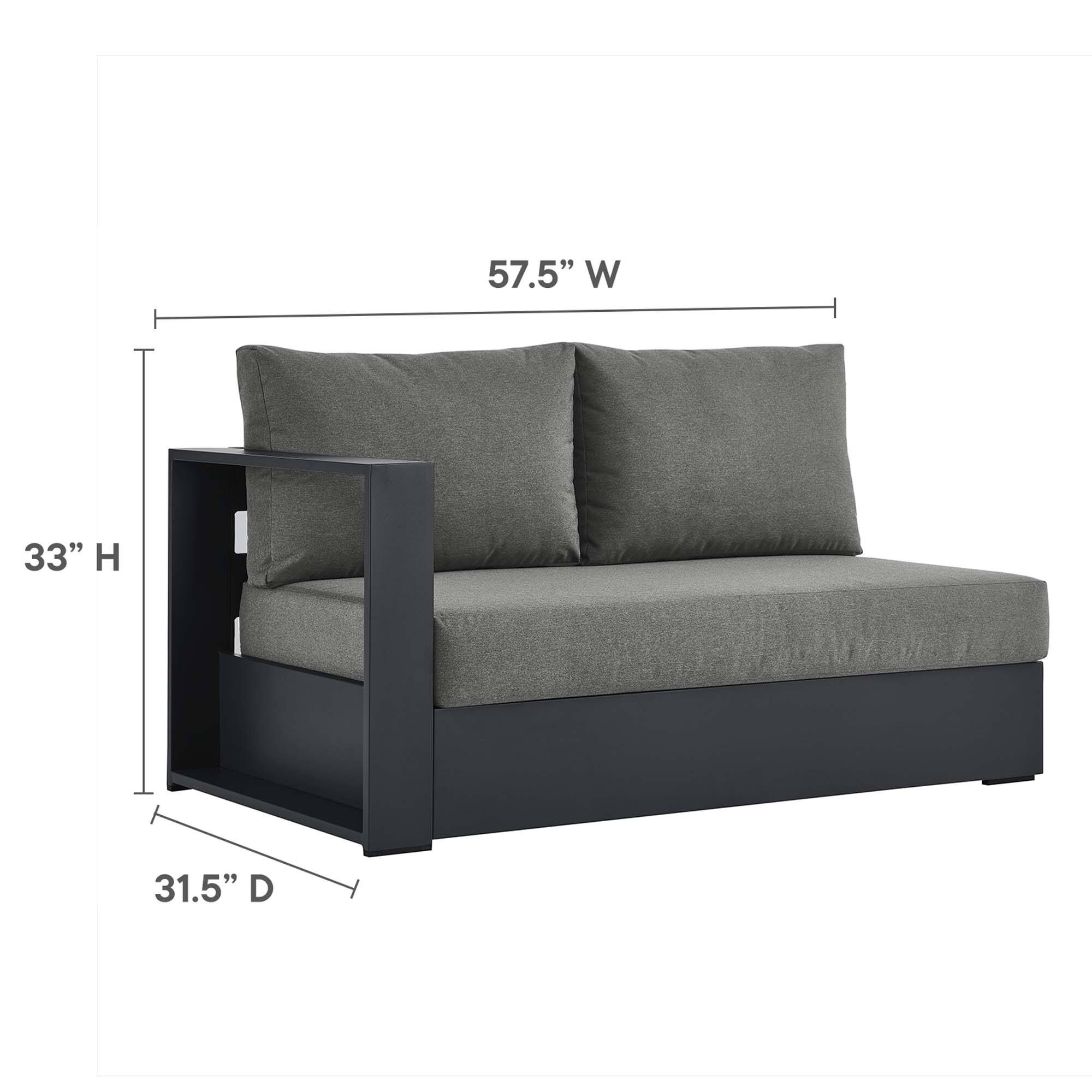 57.5" W 33" H 31.5" D