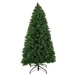 Mirfee - 4ft Prelit Artificial Christmas Tree with 120 Warm White LEDs, 8 Lighting Modes, 539 Branch Tips & Metal Base - Green