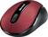 Left Standard. Microsoft - Wireless Mobile Mouse 4000 - Chili Red.