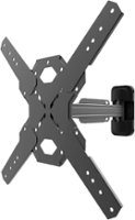 Kanto - Full-Motion TV Wall Mount for Most 26" - 60" TVs - Extends 13.8" - Black - Front_Zoom