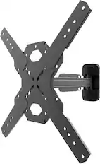Front. Kanto - Full-Motion TV Wall Mount for Most 26" - 60" TVs - Extends 13.8" - Black.