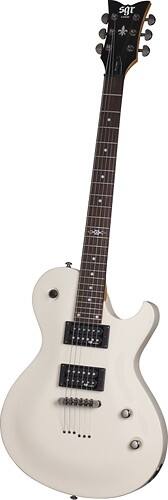 Angle Standard. Schecter - SGR Solo-6 6-String Full-Size Electric Guitar - Gloss White.
