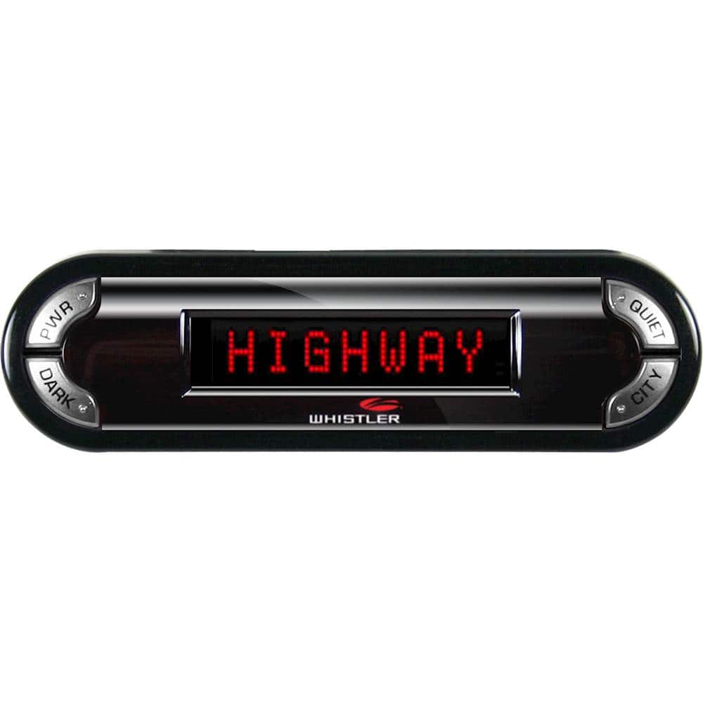 Front. Whistler - Radar/Laser Detector.