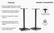 Features:
- Heavy duty design holds medium to large bookshelf speakers weighing up to 22 lbs
- Adjustable feet or spikes level stand on uneven floors and improve acoustics
- Cables run through pillar to create a clean look
- Steel pillar and glass base provide a strong and stylish foundation for your speaker
- 28" tall to place the speaker at optimum listening level
Speaker Compatibility:
- Compatible with most Bookshelf Speakers
- MAX Load Capacity 22 lbs