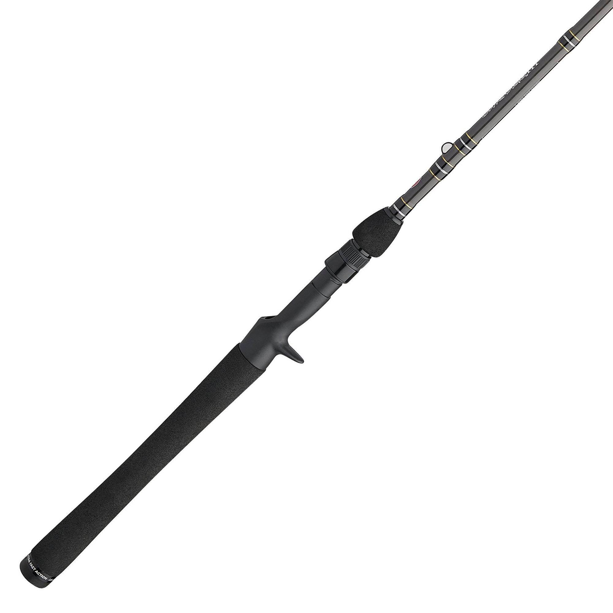 Front. PENN - Penn Carnage III Inshore Casting Fishing Rod, 7 Feet, Loads up to 17 Lbs, Black - Black.