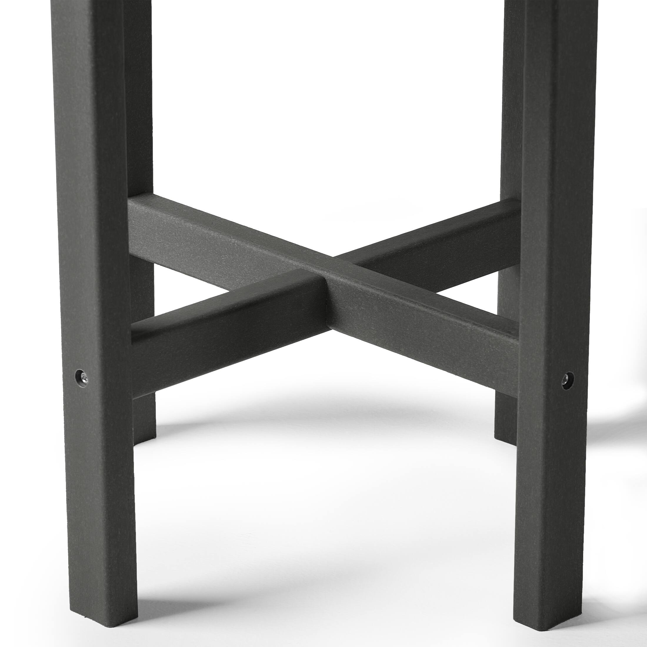 Alt View 5. WestinTrends - WestinTrends Dylan Adirondack Round Outdoor Side Table - Gray.