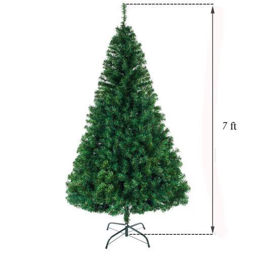 Alt View 2. Winado - 7 FT Artificial PVC Christmas Tree Xmas Holiday Season for Indoor Outdoor Decoration with 1100 Tips - Green.