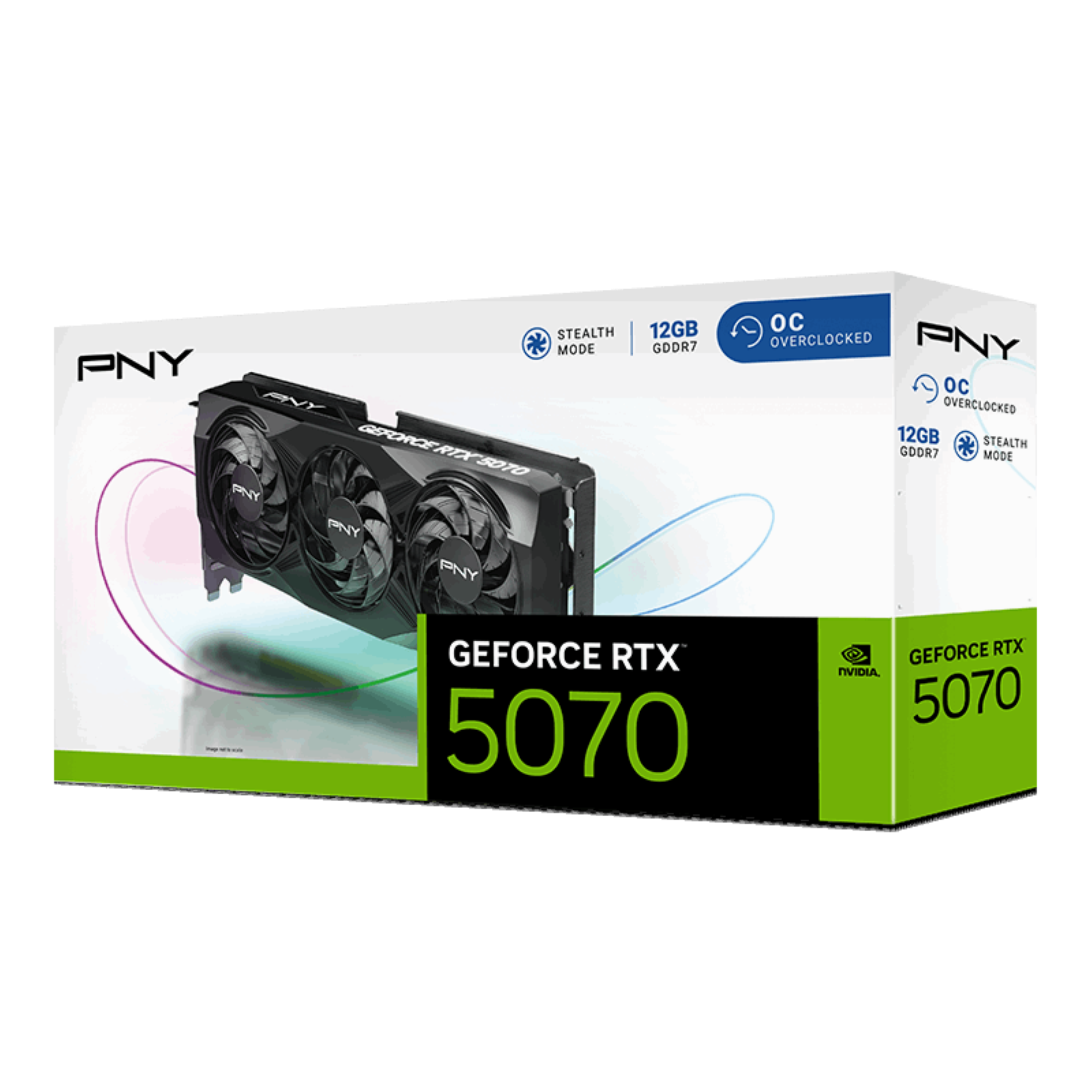 PNY GeForce RTX 5070 12GB OC GDDR7 PCI Express 5.0 Graphics