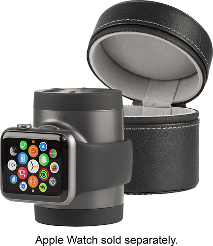  Techlink - Recharge Portable Charger for Apple Watch™ 38mm and 42mm - Black/Graphite
