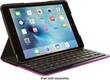 Logitech - Logi FOCUS Keyboard Folio Case for Apple® iPad® mini 4 - Violet - Angle