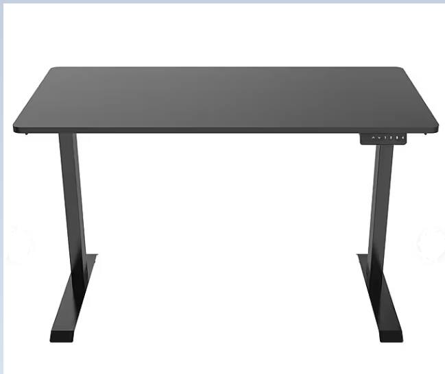 Back. FlexiSpot - FlexiSpot 48"W Electric Height Adjustable Standing Desk, with Programmable Controls & Anti-Collision, Black - Black.