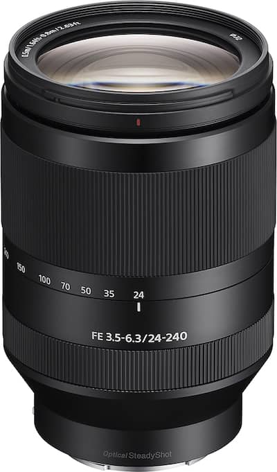 Sony FE 24 240mm f/3.5 6.3 OSS Full Frame E Mount Telephoto Sony FE 24 240mm f/3.5 6.3 OSS Full Frame E Mount Telephoto