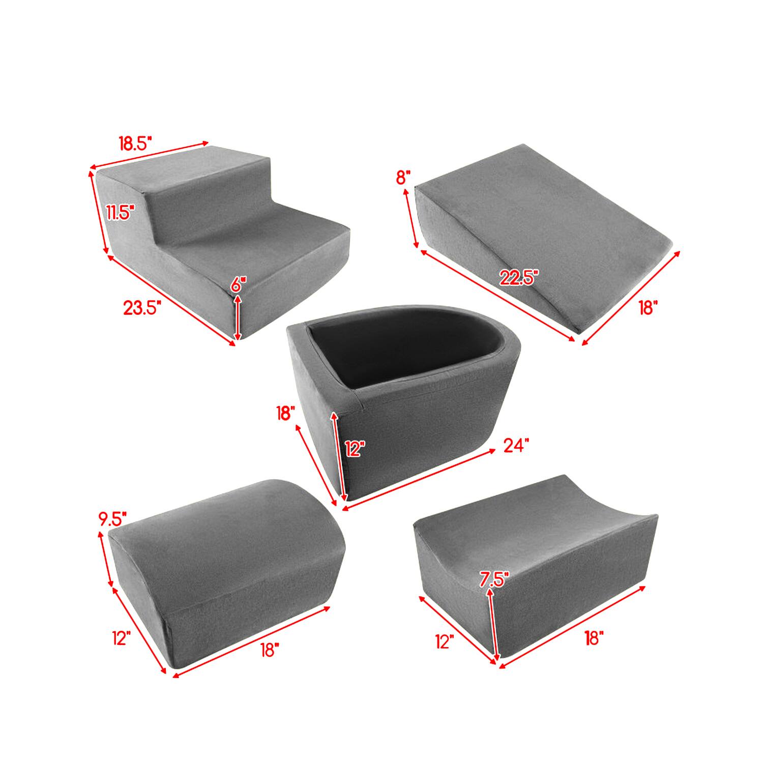 18.5" 8" 11.5" 23.5" 6" 22.5" 18" 18" 12" 24" 9.5" 7.5" 12" 18"