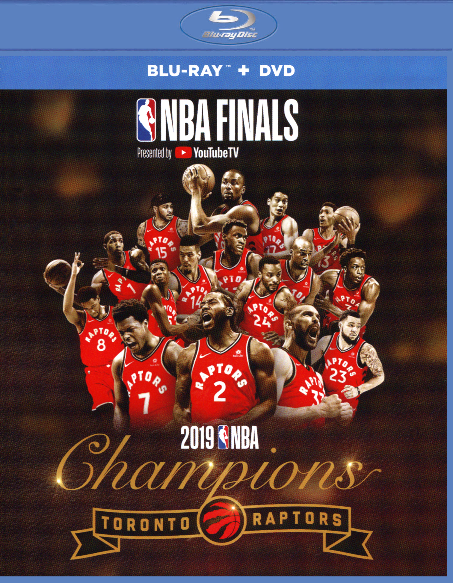 2019 NBA Champions Toronto Raptors Blu-ray/DVD 2019