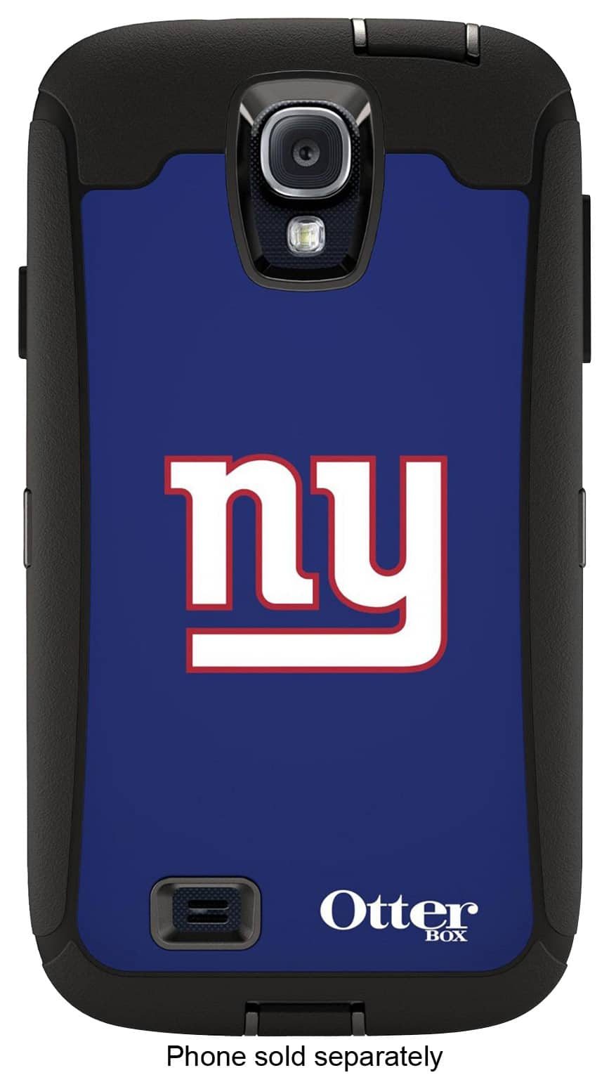 OtterBox - Defender NFL Series New York Giants Case for Samsung Galaxy S 4 Cell Phones - Blue/White