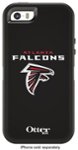Front Zoom. OtterBox - Defender NFL Series Atlanta Falcons Case for Apple® iPhone® SE, 5s and 5 - Black/Red.