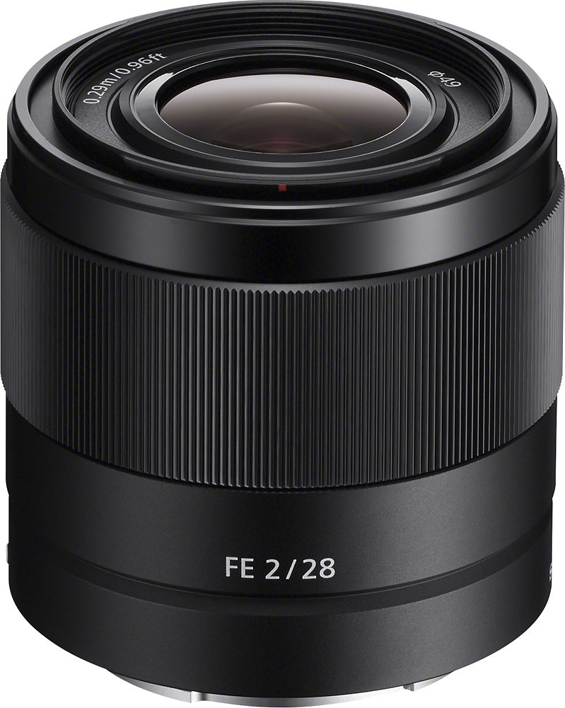 Sony FE 28mm F2 E-Mount Prime Lens Black SEL28F20 - Best Buy