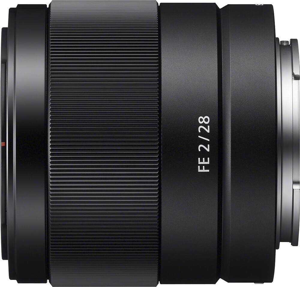 Alt View 1. Sony - FE 28mm F2 E-Mount Prime Lens - Black.