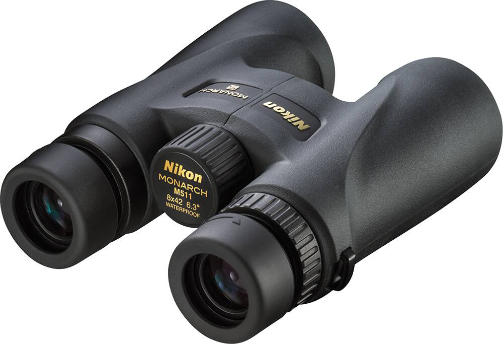 Left. Nikon - Monarch 5 8x42 Binoculars - Black.