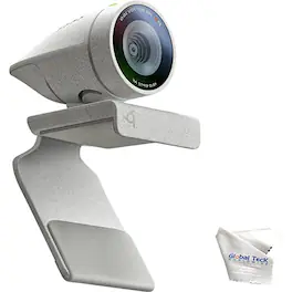 Polycom - Poly Studio P5 1080p Webcam for Desktop - White