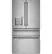 Alt View 39. Café - 27.6 Cu. Ft. 4-Door French Door Smart Refrigerator, Customizable - Brushed Stainless.