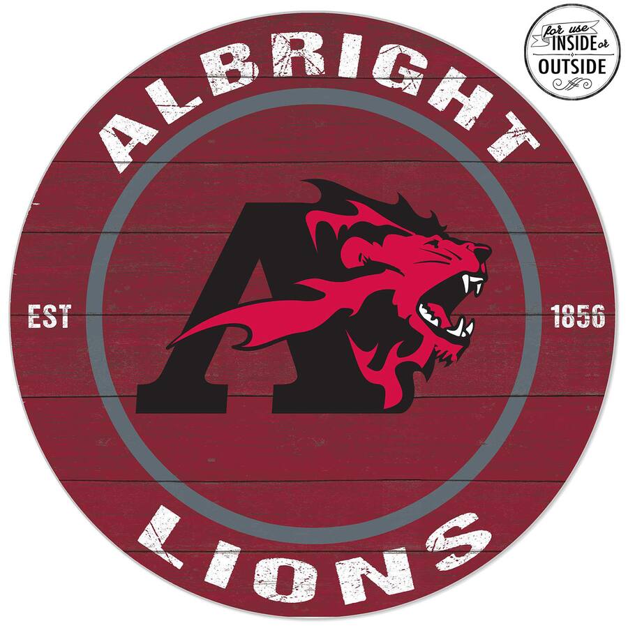 Jardine Albright Lions 20'' x 20'' Indoor/Outdoor Team Color Circle ...