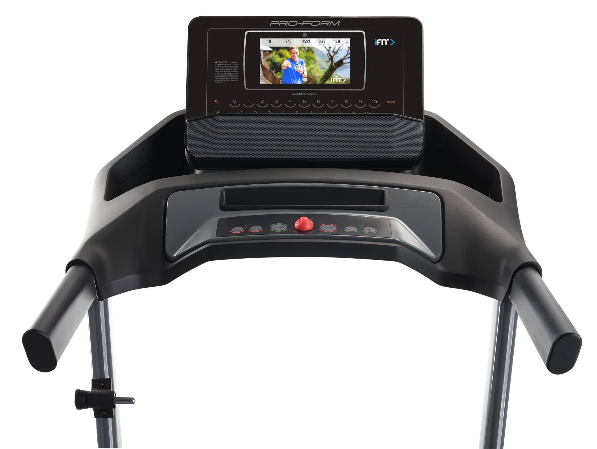 Alt View 11. ProForm - Carbon T7 Smart Treadmill with 7” HD Touchscreen, 30-day iFIT Family Membership Included - Black.