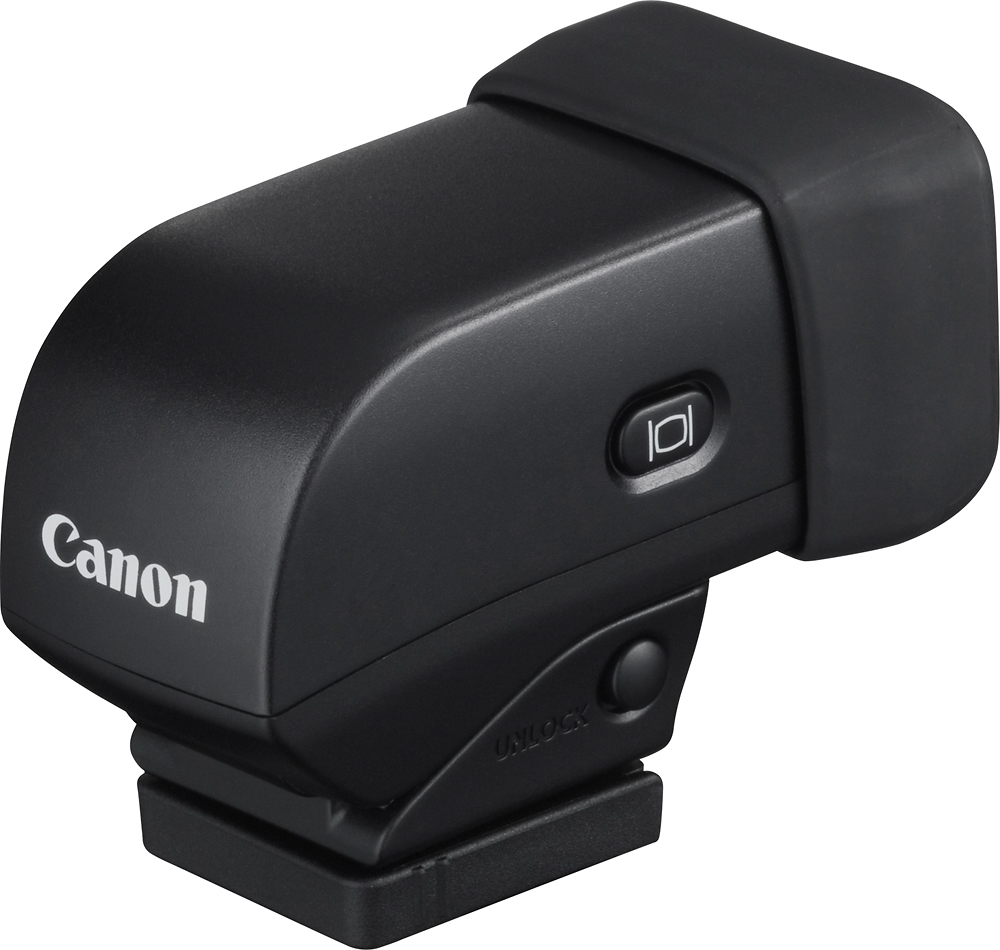 Angle View: Canon - EVF-DC1 Electronic Viewfinder - Black