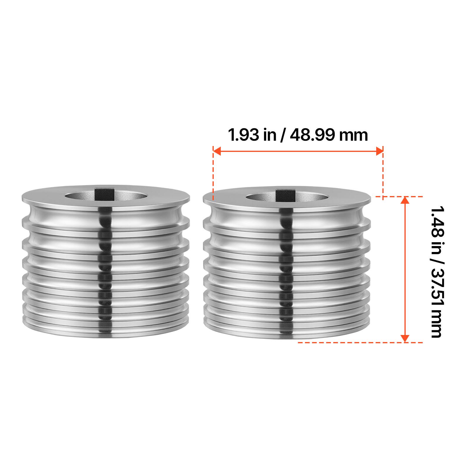1.93 in / 48.99 mm  
1.48 in / 37.51 mm