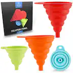 ZULAY KITCHEN
COLLAPSIBLE FUNNEL
Set of 4