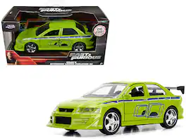 Brian's Mitsubishi Lancer Evolution VII "Fast & Furious" Movie 1/32 Diecast Model Car by Jada - Green