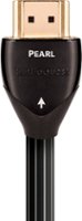 AudioQuest - Pearl 3'4" 4K Ultra HD In-Wall HDMI Cable - Black/White Stripe - Front_Zoom