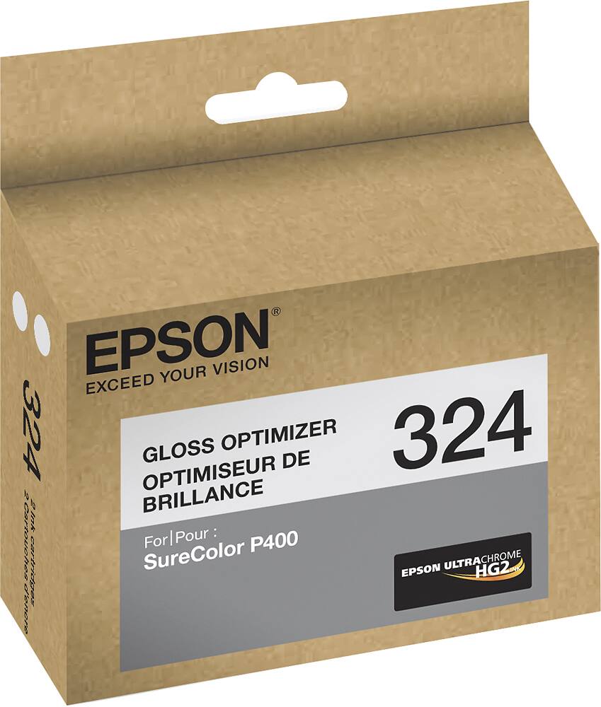 Alt View 1. Epson - UltraChrome HG2 324 2-Pack Gloss Optimizer Ink Cartridges - Gloss Optimizer.