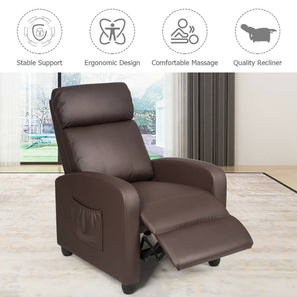 Stable Support  
Ergonomic Design  
Comfortable Massage  
Quality Recliner