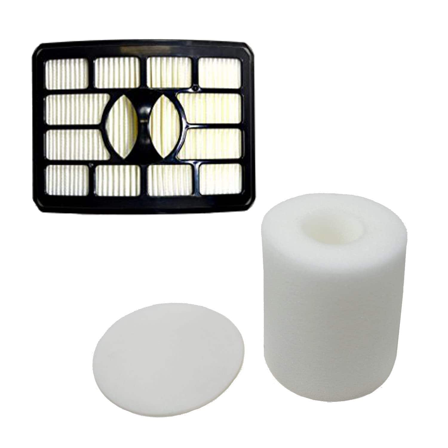 HQRP - HEPA Filter Kit for Shark Rotator Pro NV500 NV640 Series and DuoClean ZU780 ZU782 ZU785, Replaces XFF500 XHF500